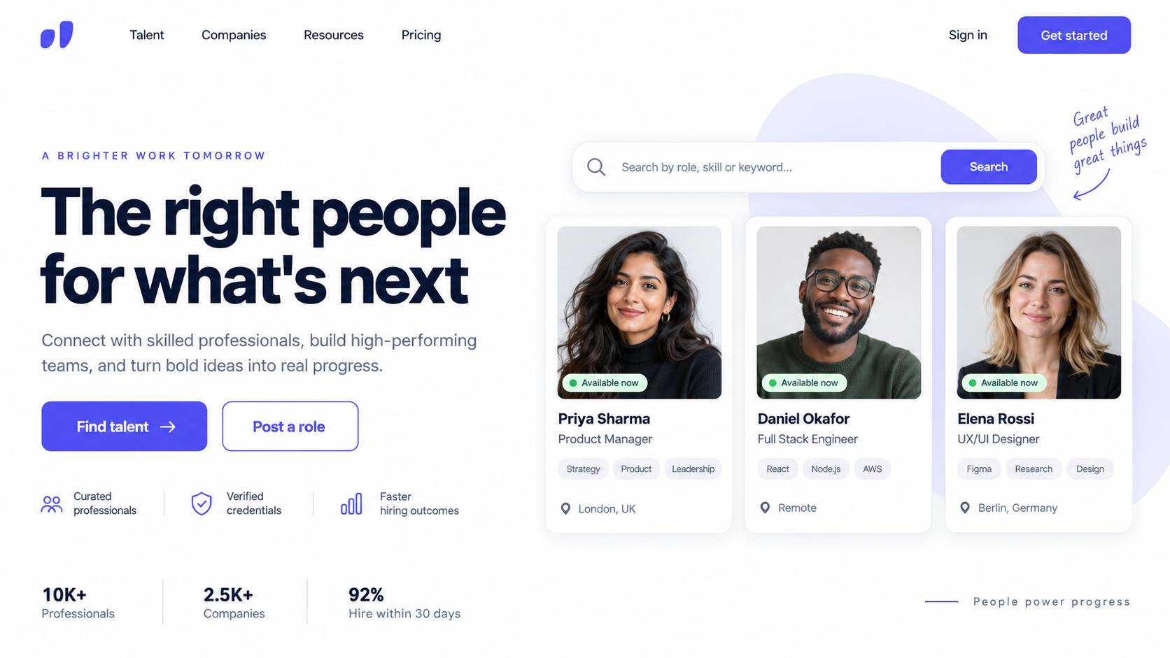 Recruitment platform with candidate pipeline board